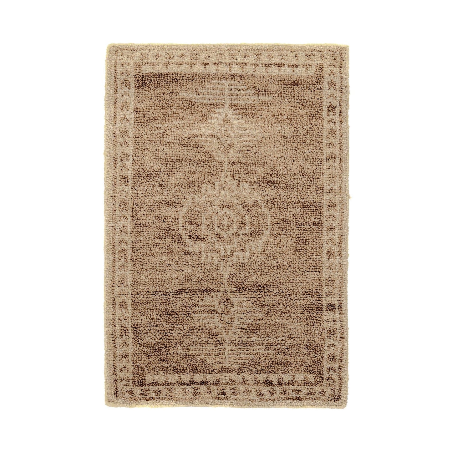 80% Wool Wool & Wool Blend Cairo Hand-knotted Desert Brown Collection