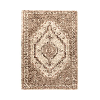 80% Wool Wool & Wool Blend Luxor Hand knotted Desert Brown Collection
