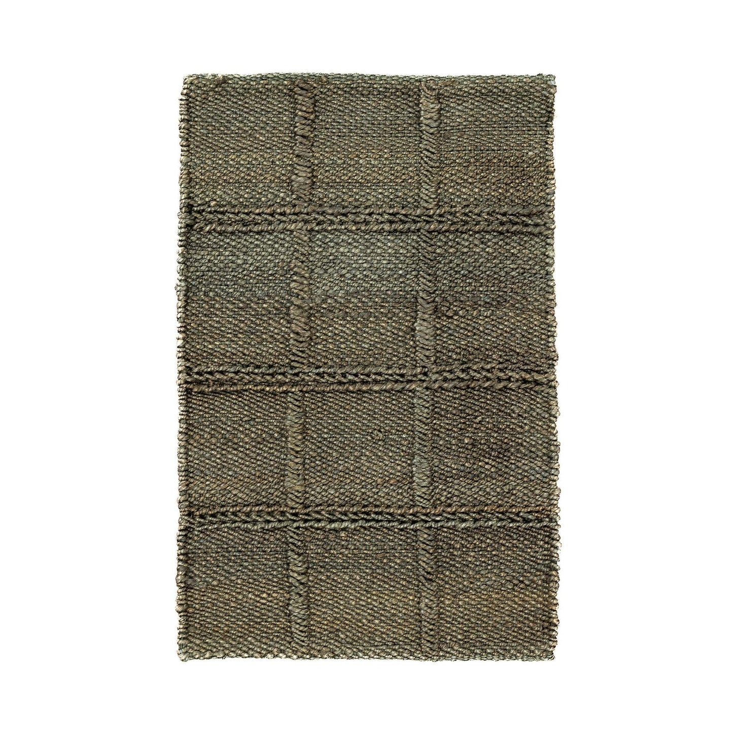 Olive Green 100% Jute Jute & Seagras Aberdeen Jute Collection