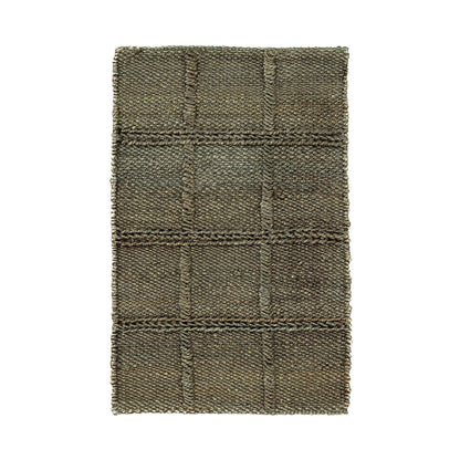 Olive Green 100% Jute Jute & Seagras Aberdeen Jute Collection
