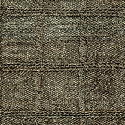 Olive Green 100% Jute Jute & Seagras Aberdeen Jute Collection