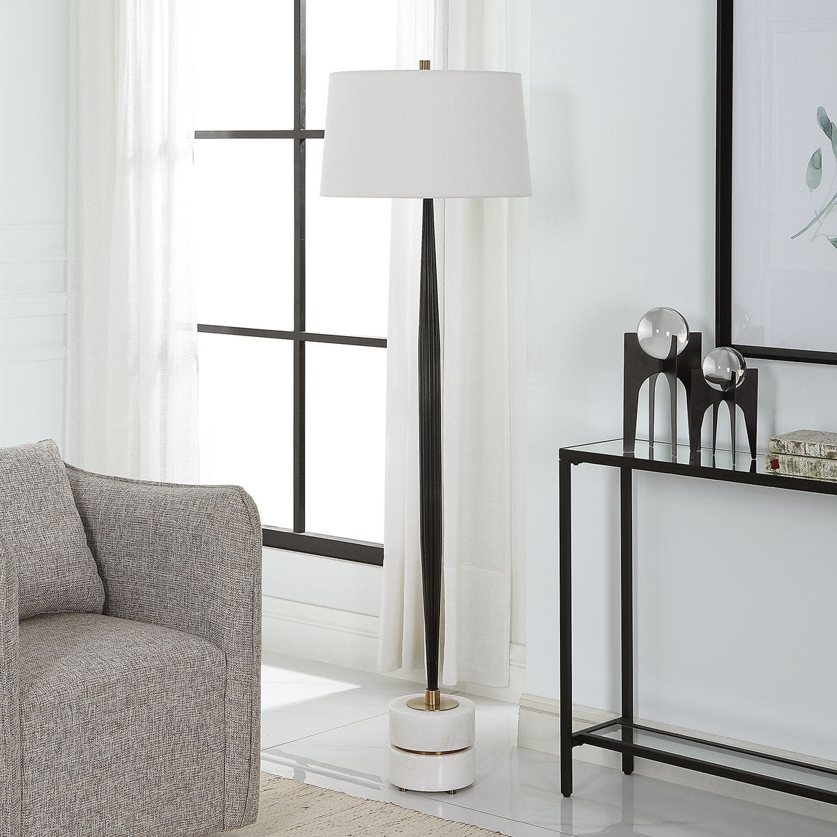 Elevated Floor Lamp