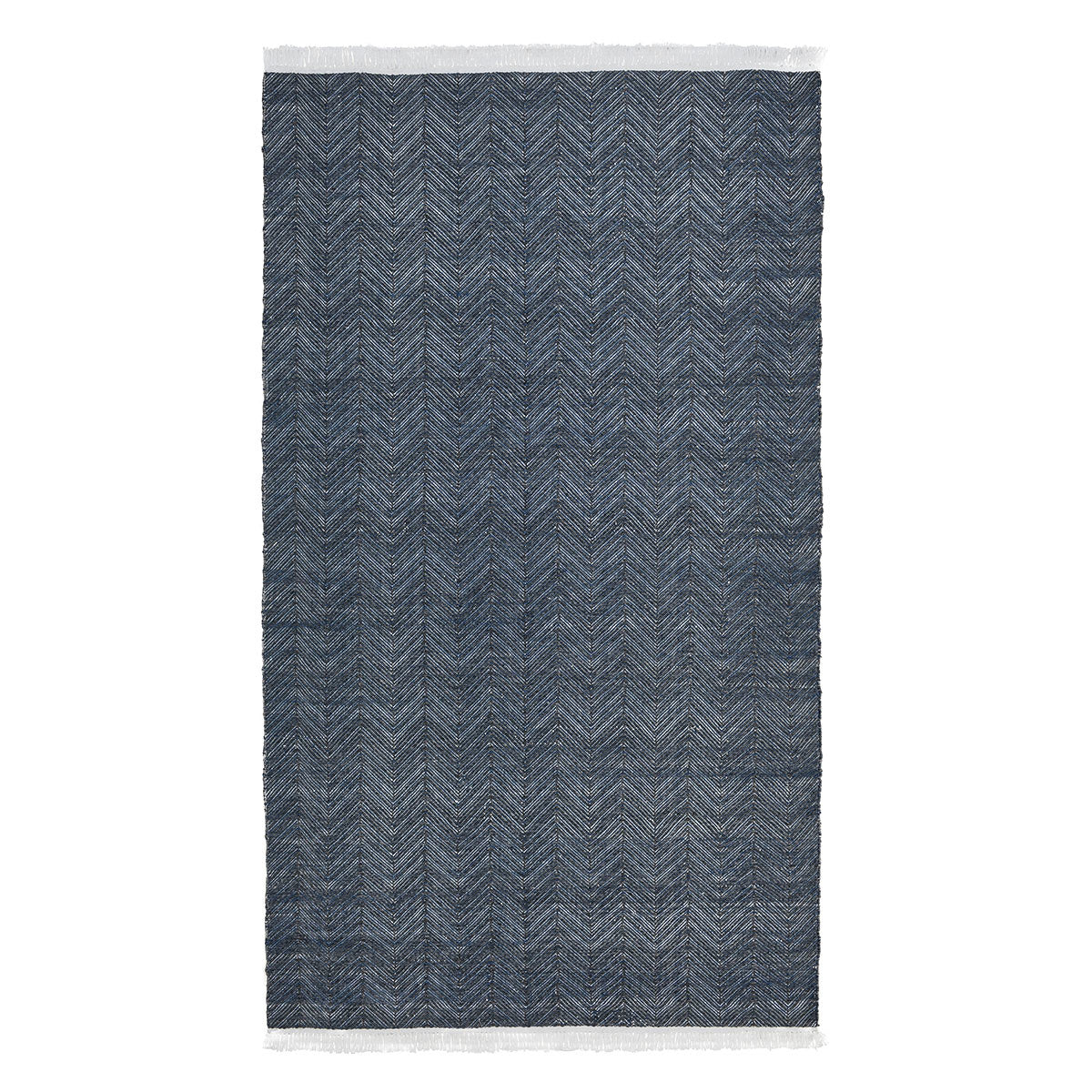 Navy 100% Polypropylene Performance Indoor/Outdoor Indoor/Outdoor Augusta Rug Collection