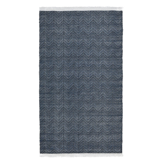 Navy 100% Polypropylene Performance Indoor/Outdoor Indoor/Outdoor Augusta Rug Collection