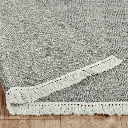 Stone Gray 100% Polypropylene Performance Indoor/Outdoor Indoor/Outdoor Augusta Rug Collection
