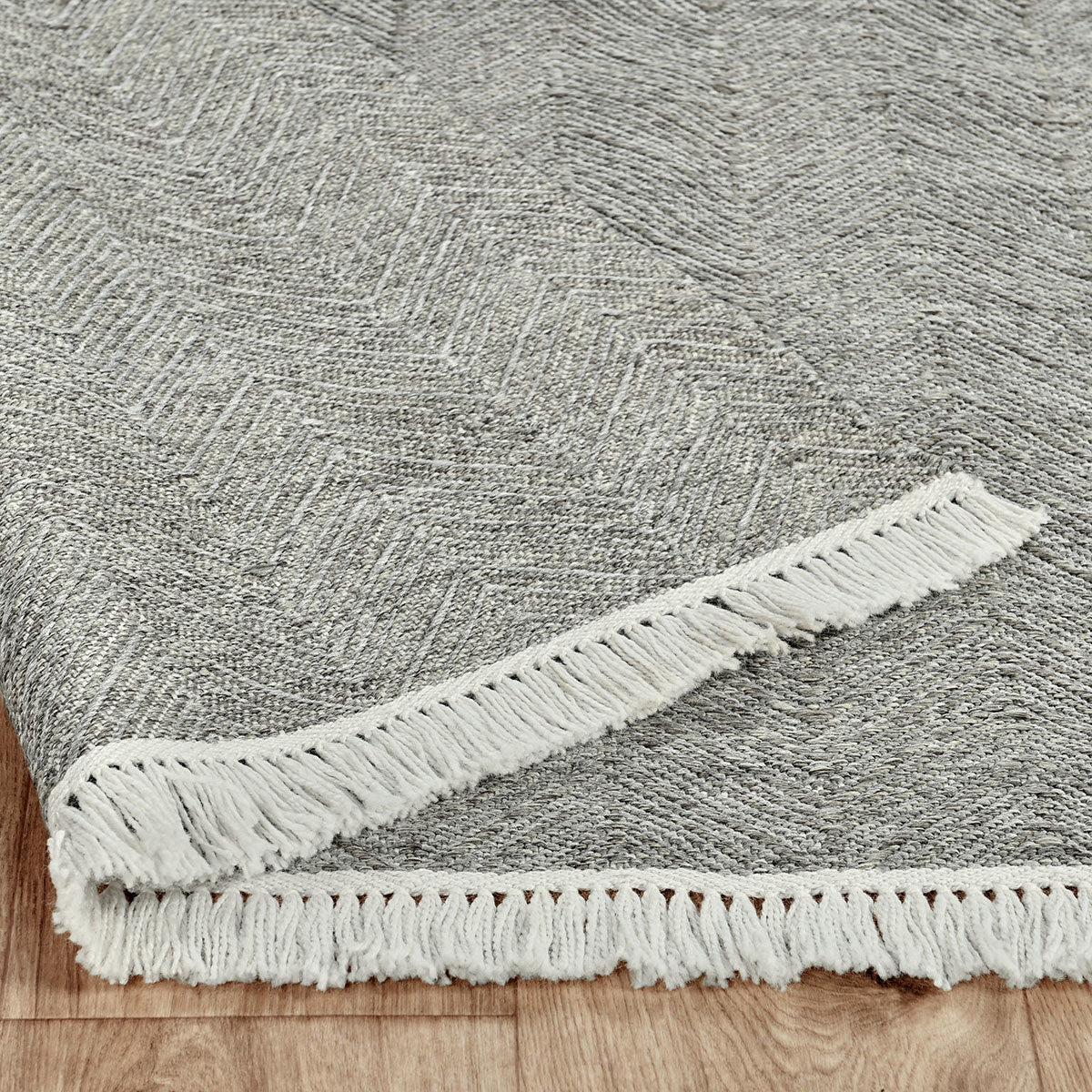 Stone Gray 100% Polypropylene Performance Indoor/Outdoor Indoor/Outdoor Augusta Rug Collection