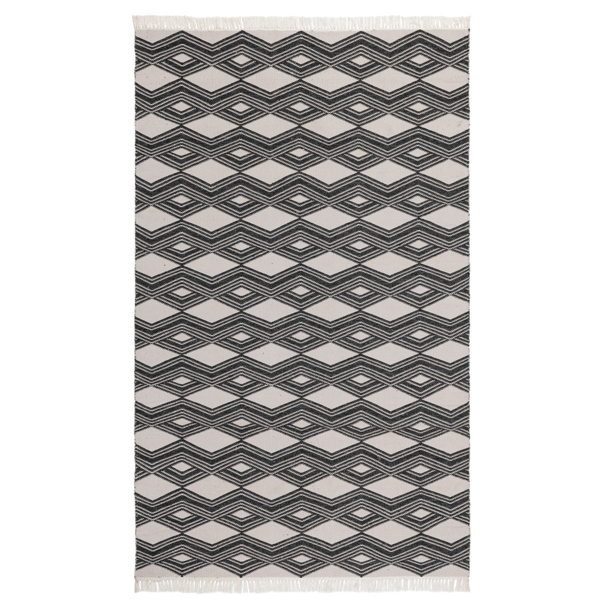 Charcoal 100% Polypropylene Performance Indoor/Outdoor Indoor/Outdoor Banning Rug Collection