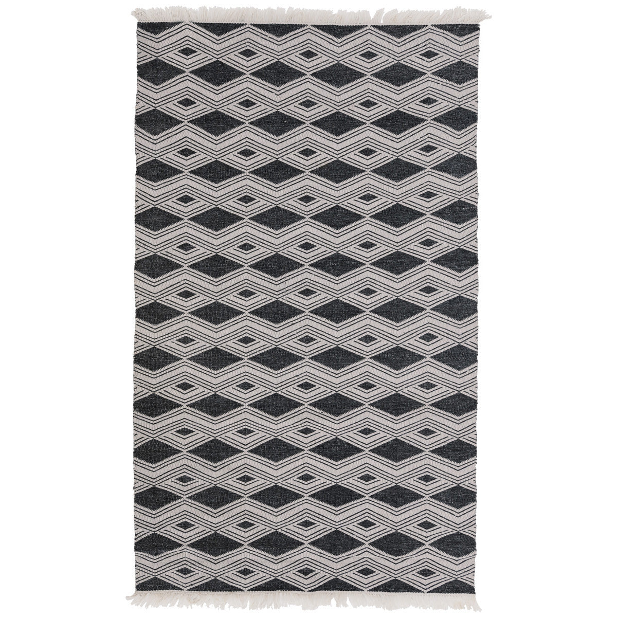 Charcoal 100% Polypropylene Performance Indoor/Outdoor Indoor/Outdoor Banning Rug Collection