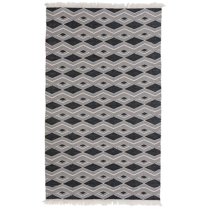 Charcoal 100% Polypropylene Performance Indoor/Outdoor Indoor/Outdoor Banning Rug Collection