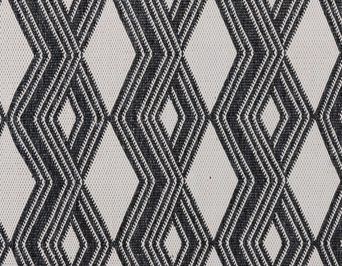 Charcoal 100% Polypropylene Performance Indoor/Outdoor Indoor/Outdoor Banning Rug Collection