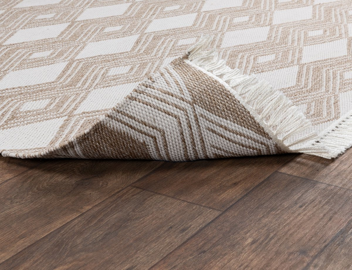 Sand 100% Polypropylene Performance Indoor/Outdoor Indoor/Outdoor Banning Rug Collection
