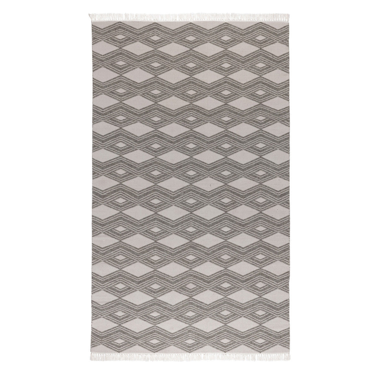 Pebble Gray 100% Polypropylene Performance Indoor/Outdoor Indoor/Outdoor Banning Rug Collection