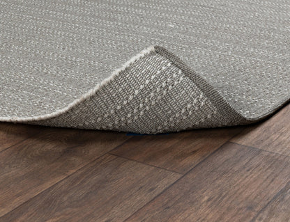 Pebble Gray 100% Polypropylene Performance Indoor/Outdoor Indoor/Outdoor Yuma Rug Collection