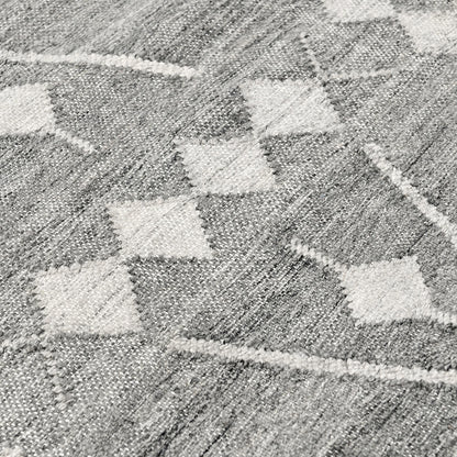 Gray Multi 100% Polyester Performance Indoor/Outdoor Indoor/Outdoor Oasis Rug Collection