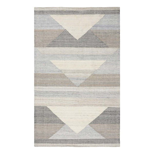 Gray Multi 100% Polyester Performance Indoor/Outdoor Indoor/Outdoor Canyon Rug Collection
