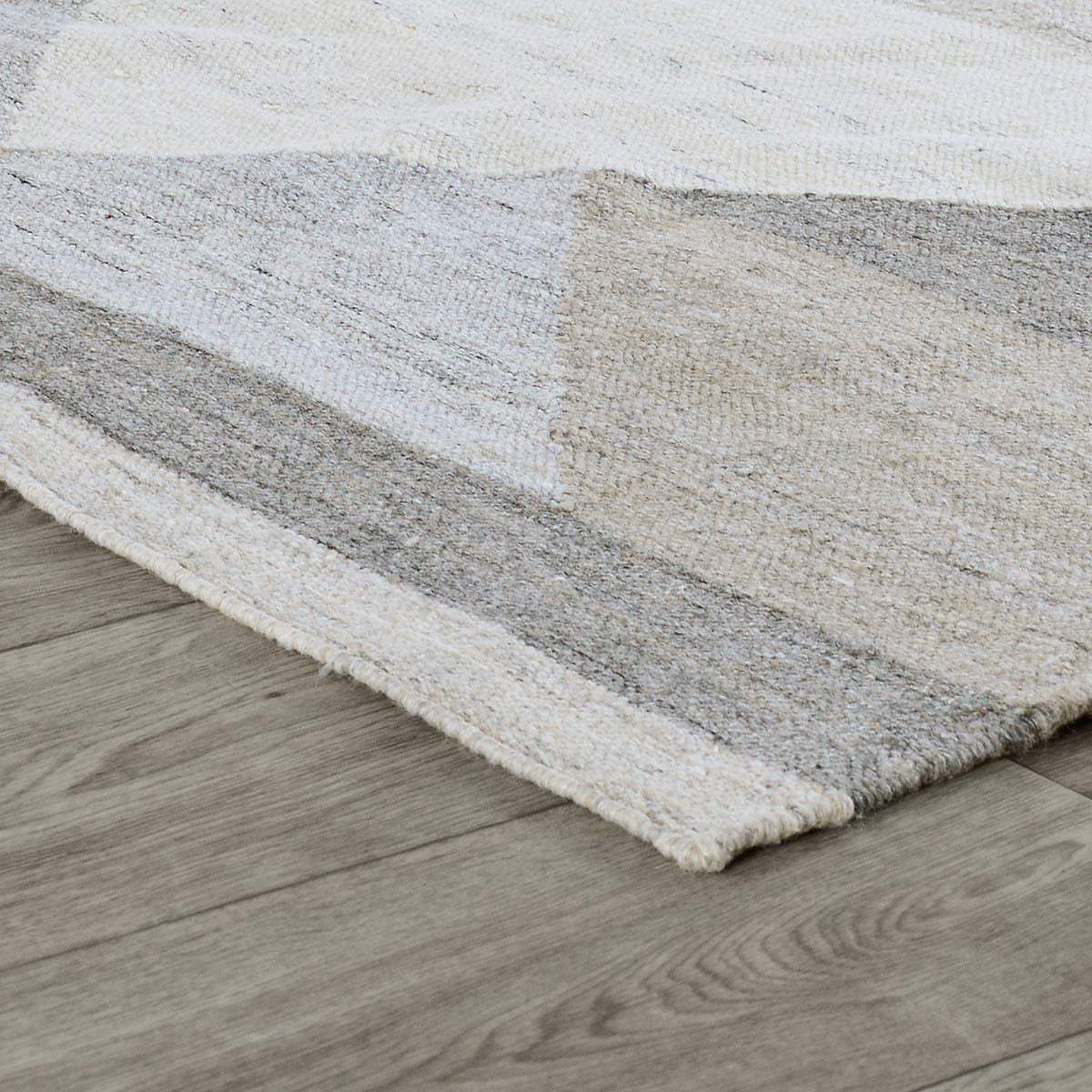 Gray Multi 100% Polyester Performance Indoor/Outdoor Indoor/Outdoor Canyon Rug Collection