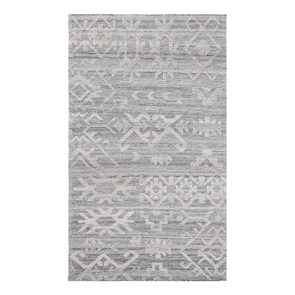 Gray Multi 100% Polyester Performance Indoor/Outdoor Indoor/Outdoor Tundra Rug Collection