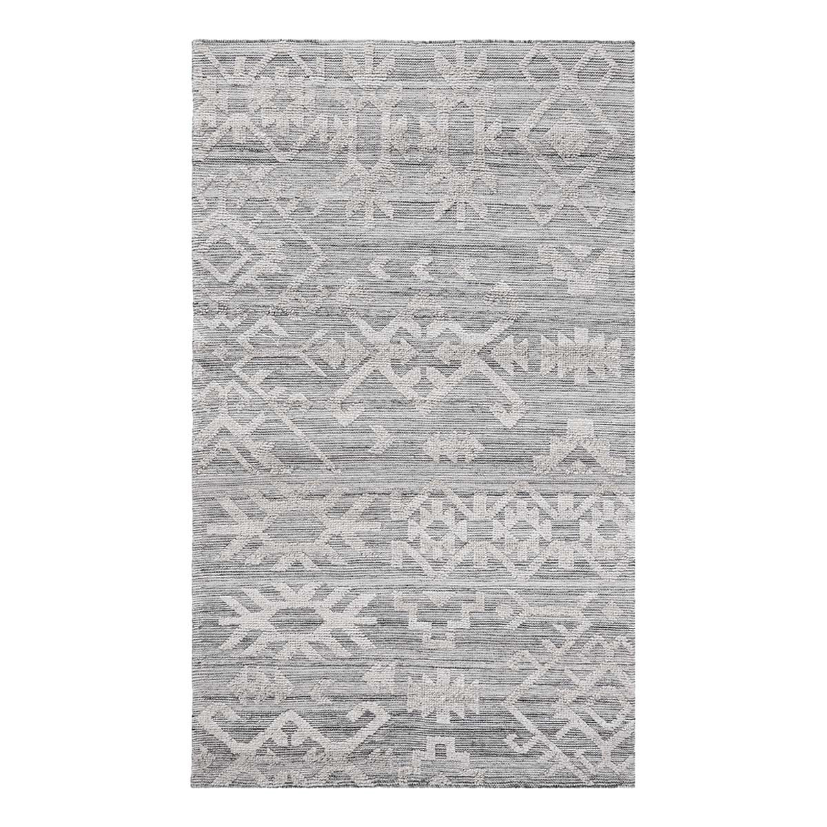Gray Multi 100% Polyester Performance Indoor/Outdoor Indoor/Outdoor Tundra Rug Collection