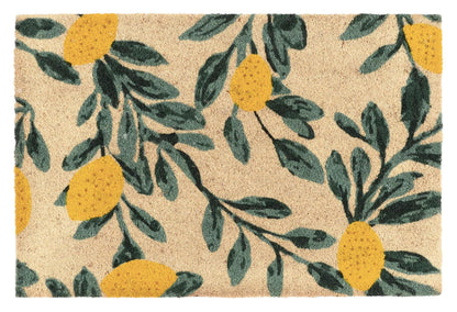 100% Coir / PVC Backing Doormat Doormat Lemon Tree Multi 24x36 Collection