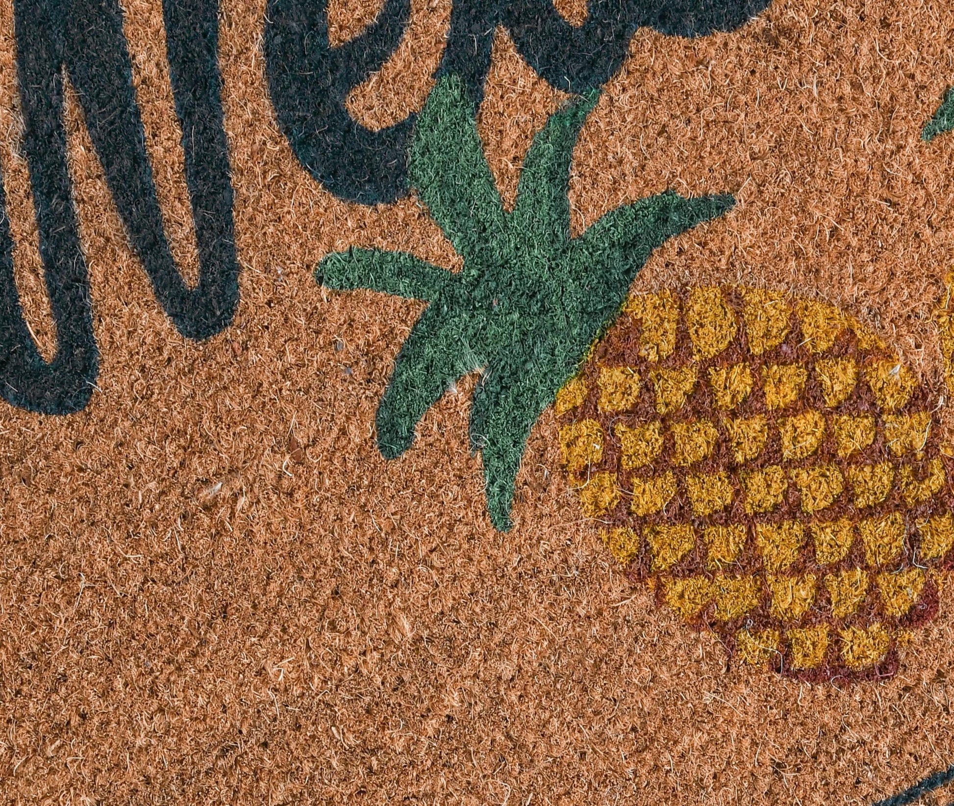 100% Coir / PVC Backing Doormat Doormat Two Pineapples Collection