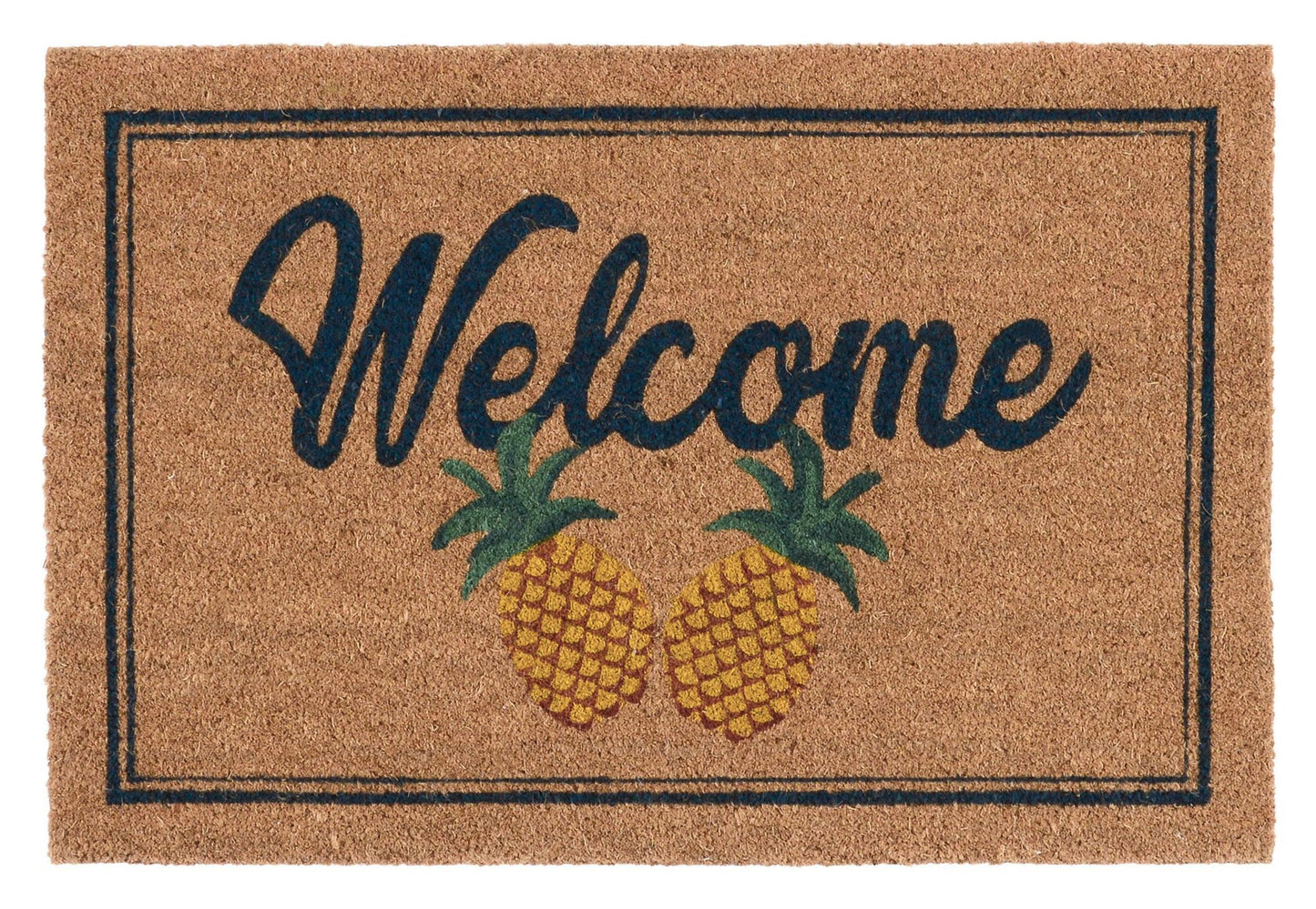 100% Coir / PVC Backing Doormat Doormat Two Pineapples Collection