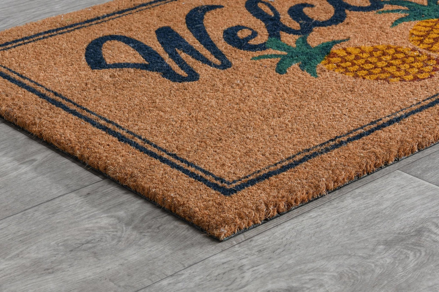100% Coir / PVC Backing Doormat Doormat Two Pineapples Collection