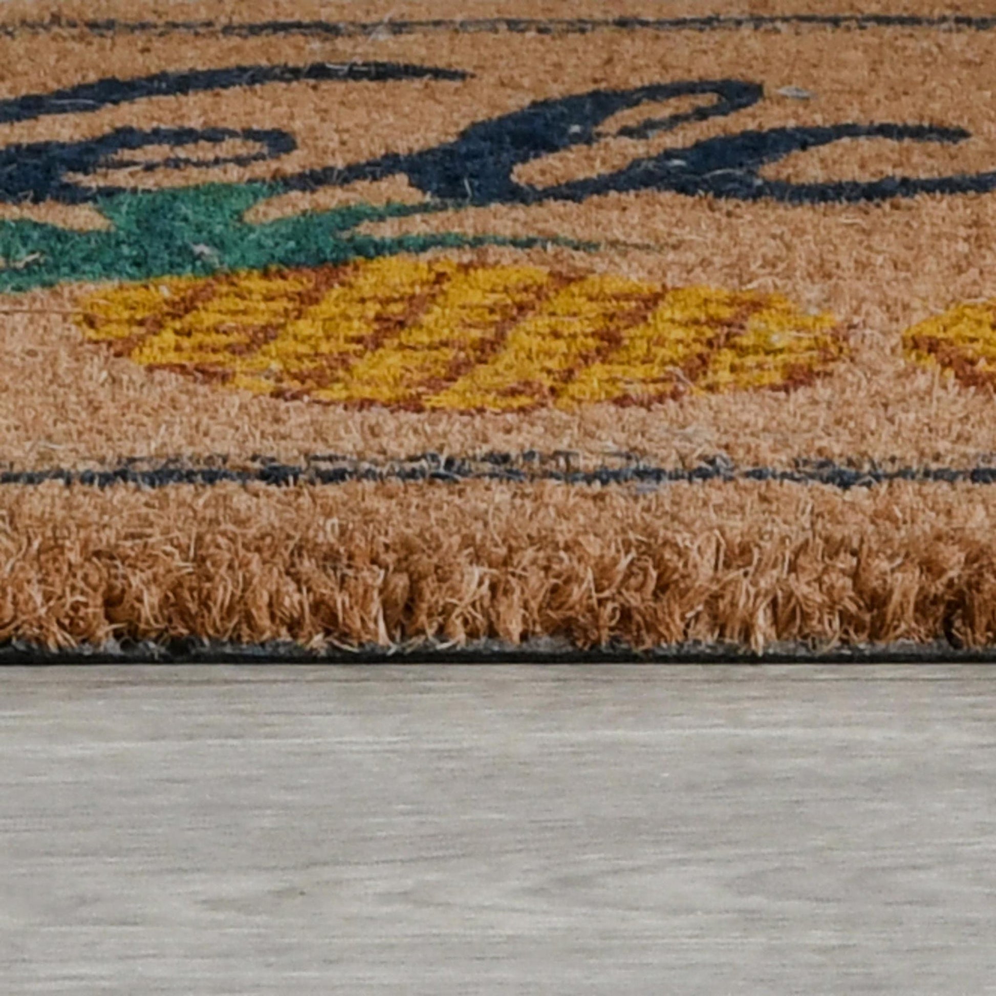 100% Coir / PVC Backing Doormat Doormat Two Pineapples Collection