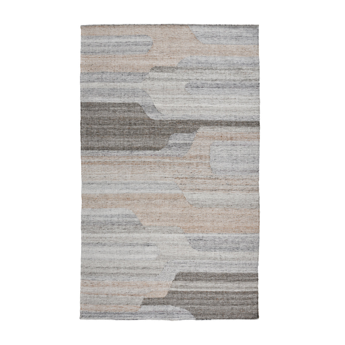 Sand Multi 100% Polyester Performance Indoor/Outdoor Indoor/Outdoor Dune Rug Collection