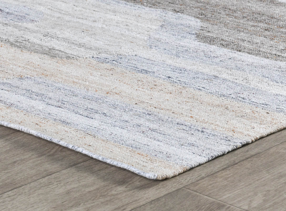 Sand Multi 100% Polyester Performance Indoor/Outdoor Indoor/Outdoor Dune Rug Collection