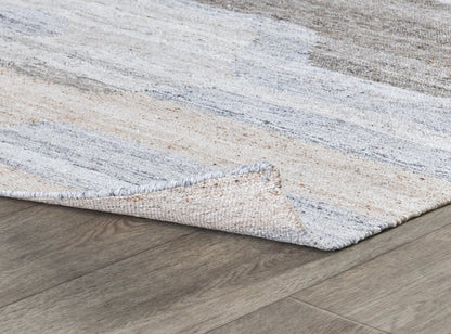 Sand Multi 100% Polyester Performance Indoor/Outdoor Indoor/Outdoor Dune Rug Collection