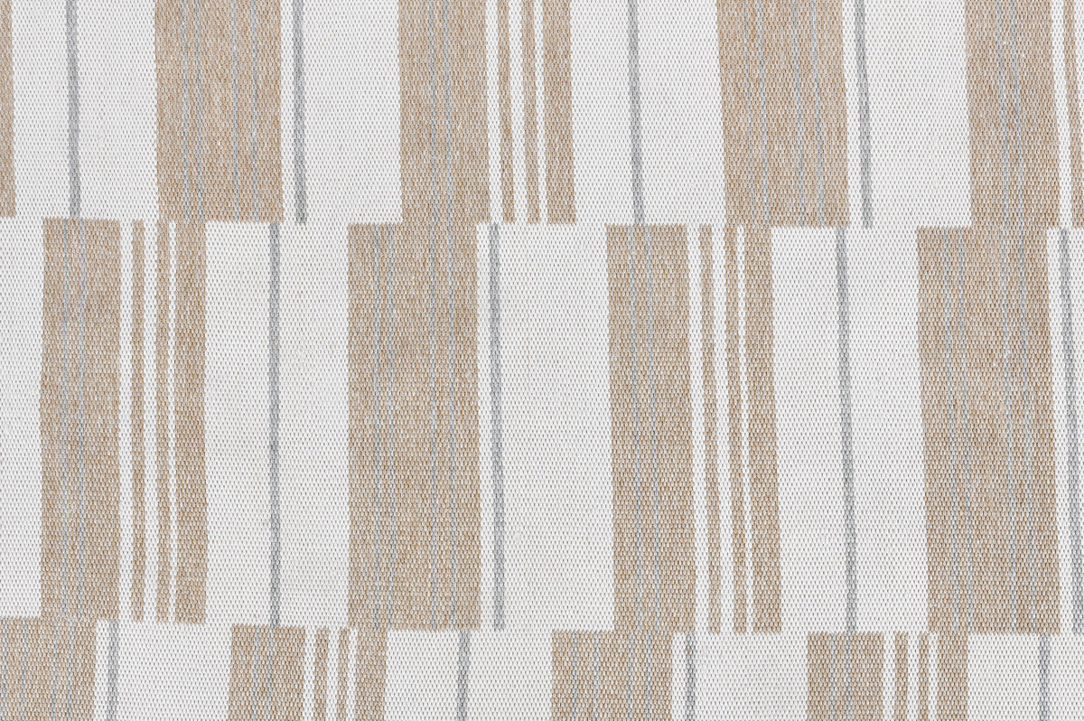 Stripe Ivory/Multi 100% Polypropylene Performance Indoor/Outdoor Indoor/Outdoor Colton Stripe Rug Collection