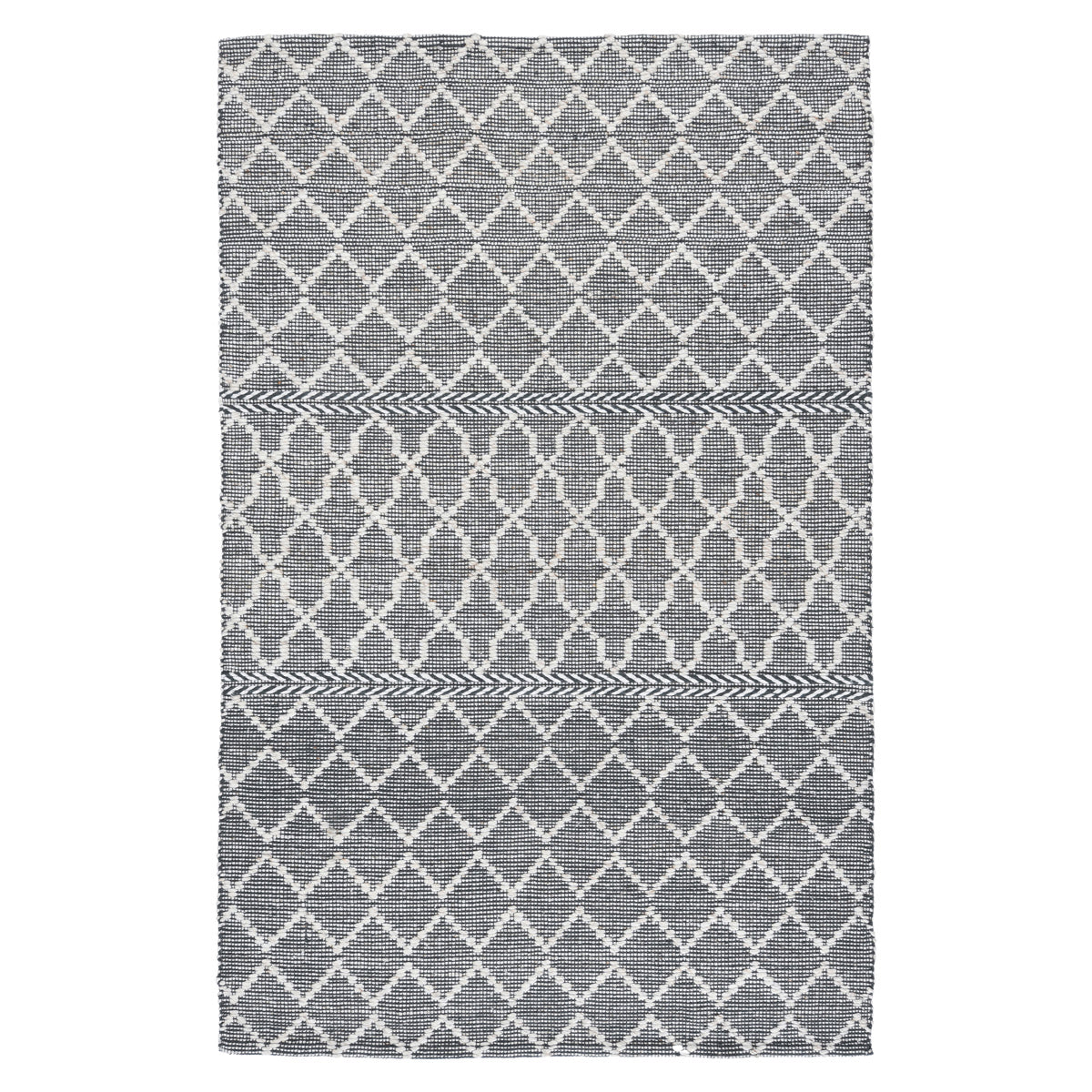 Green/Ivory 100% Recycled Polyester Performance Indoor/Outdoor Indoor/Outdoor Sonora Rug Collection