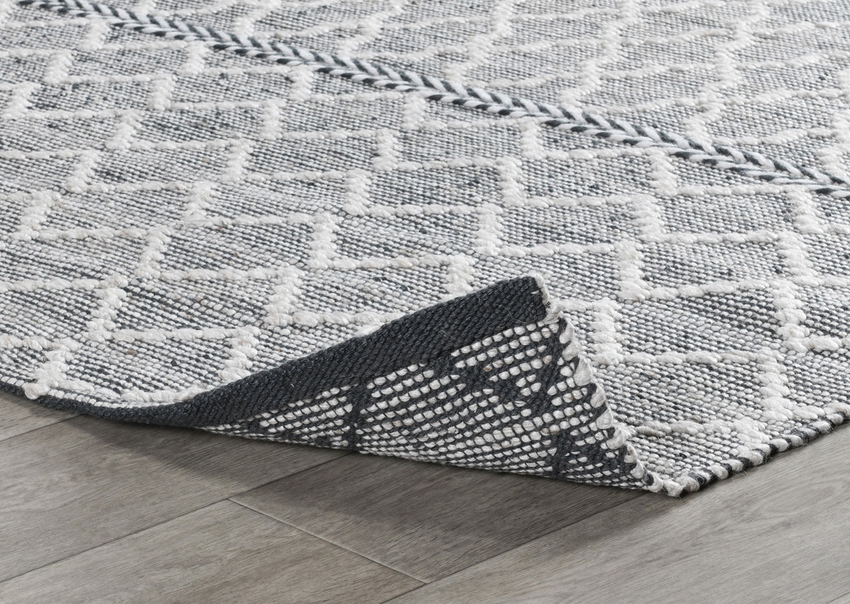 Green/Ivory 100% Recycled Polyester Performance Indoor/Outdoor Indoor/Outdoor Sonora Rug Collection