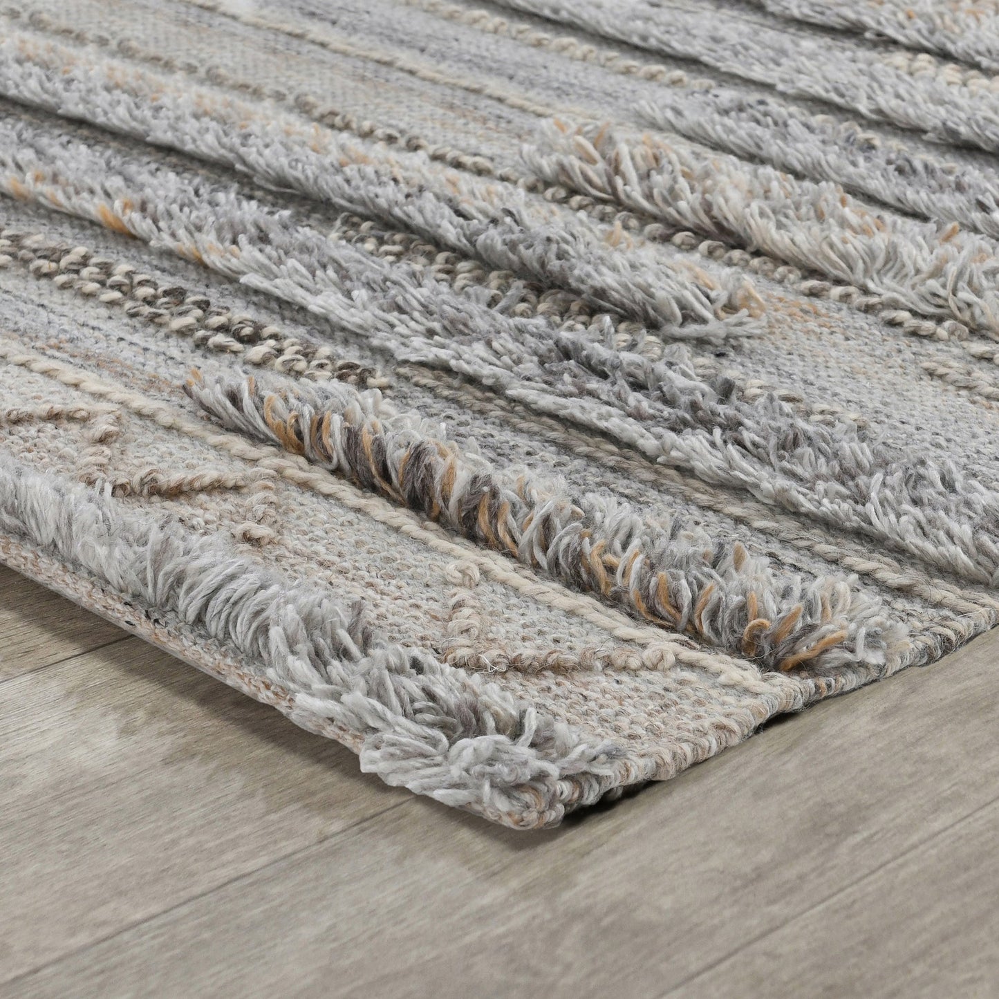 Gray Multi 100% Recycled Polyester Performance Indoor/Outdoor Indoor/Outdoor Fallon Rug Collection