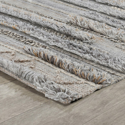 Gray Multi 100% Recycled Polyester Performance Indoor/Outdoor Indoor/Outdoor Fallon Rug Collection
