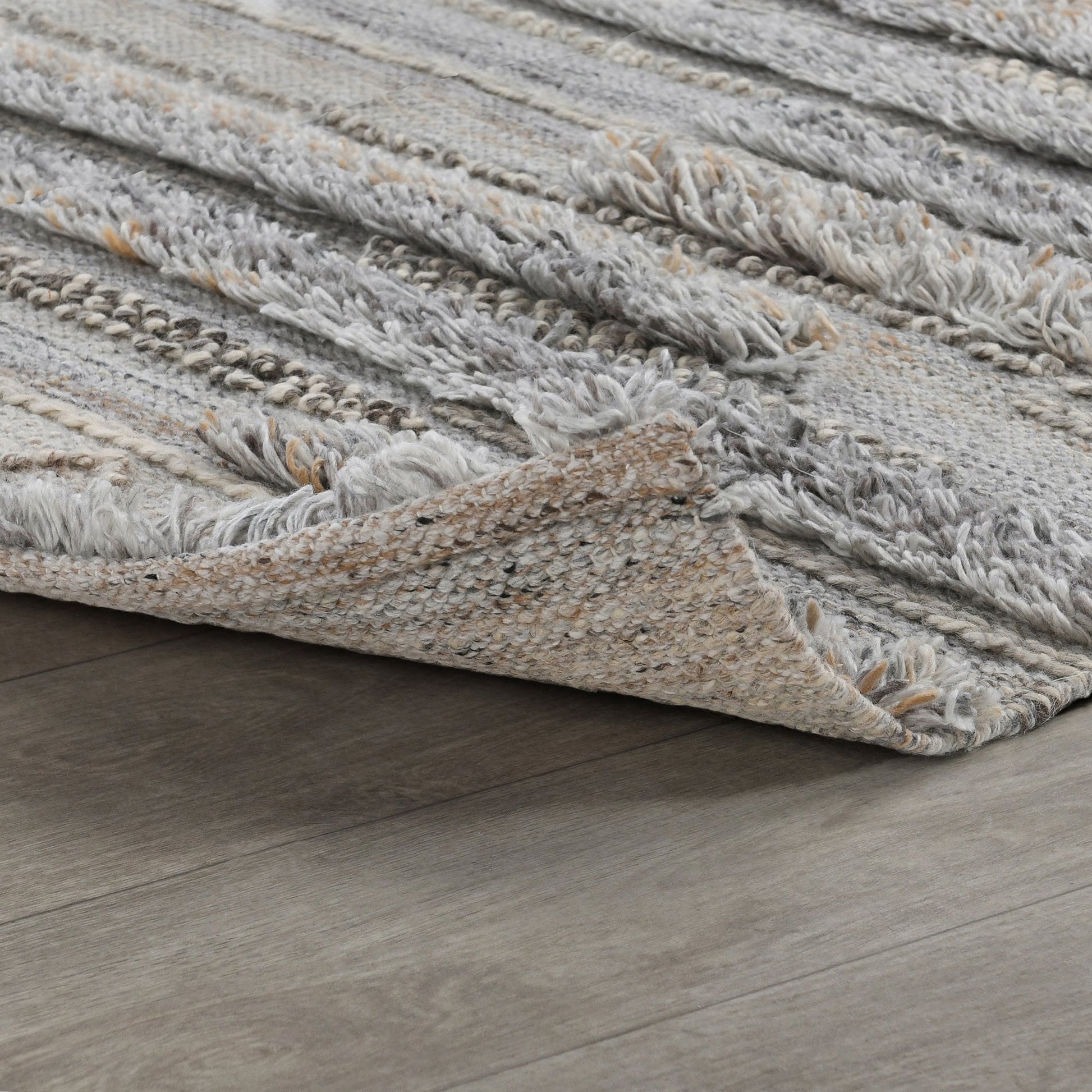 Gray Multi 100% Recycled Polyester Performance Indoor/Outdoor Indoor/Outdoor Fallon Rug Collection