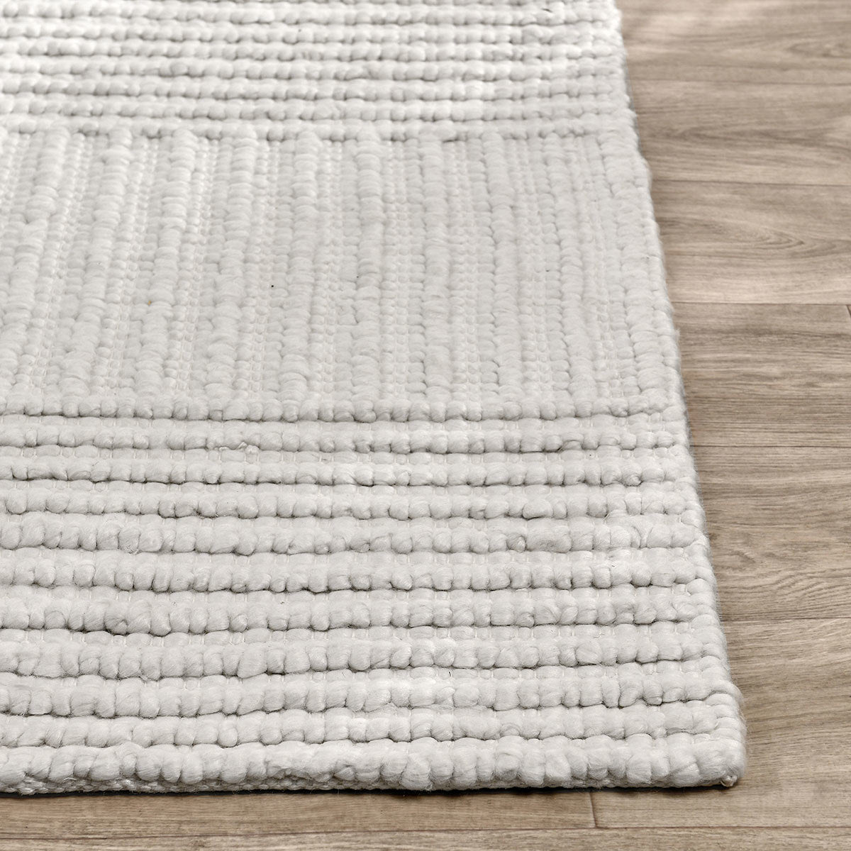 Ivory 100% PET Performance Indoor/Outdoor Performance Clayton Rug Collection