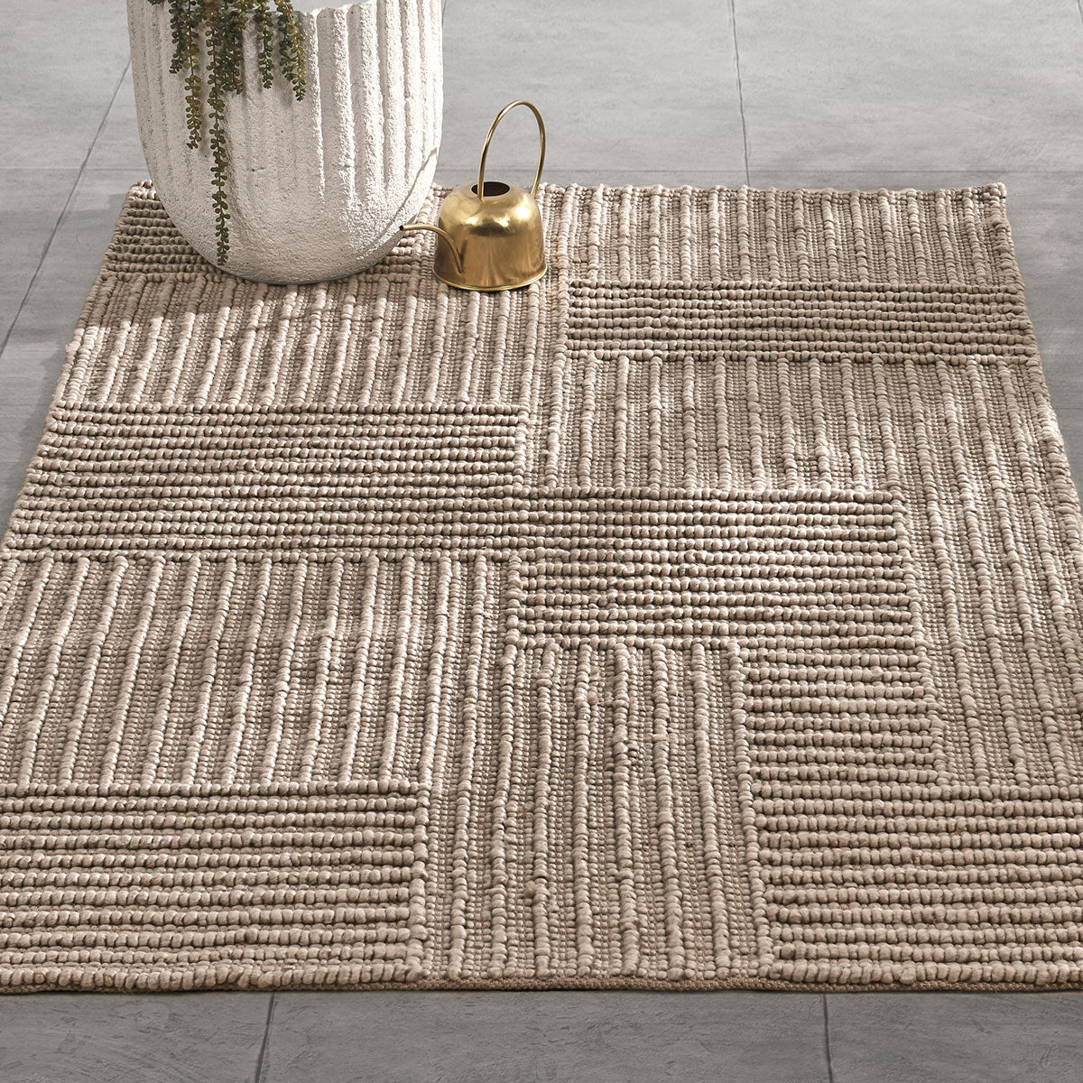 Natural 100% PET Performance Indoor/Outdoor Performance Clayton Rug Collection