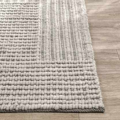 Light Gray 100% PET Performance Indoor/Outdoor Performance Clayton Rug Collection