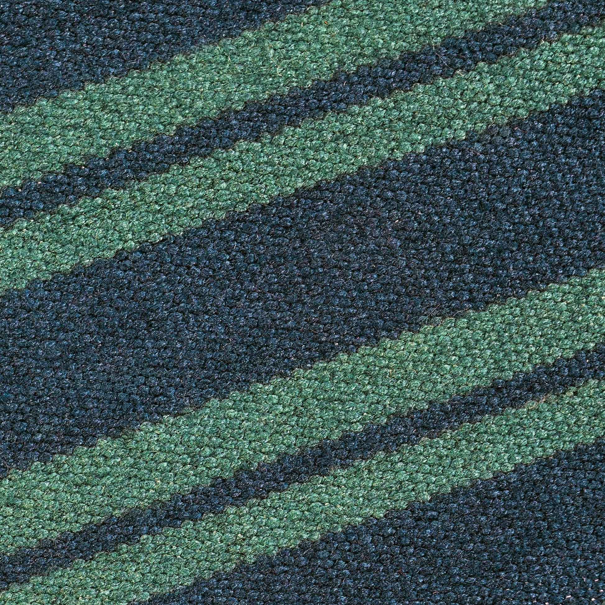Deep Blue/Green 100% Pet Yarn Performance Indoor/Outdoor Performance Palma Stripe Rug Collection