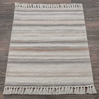 Ivory Multi 100% Recycled Polyester Performance Indoor/Outdoor Performance Chania Rug Collection