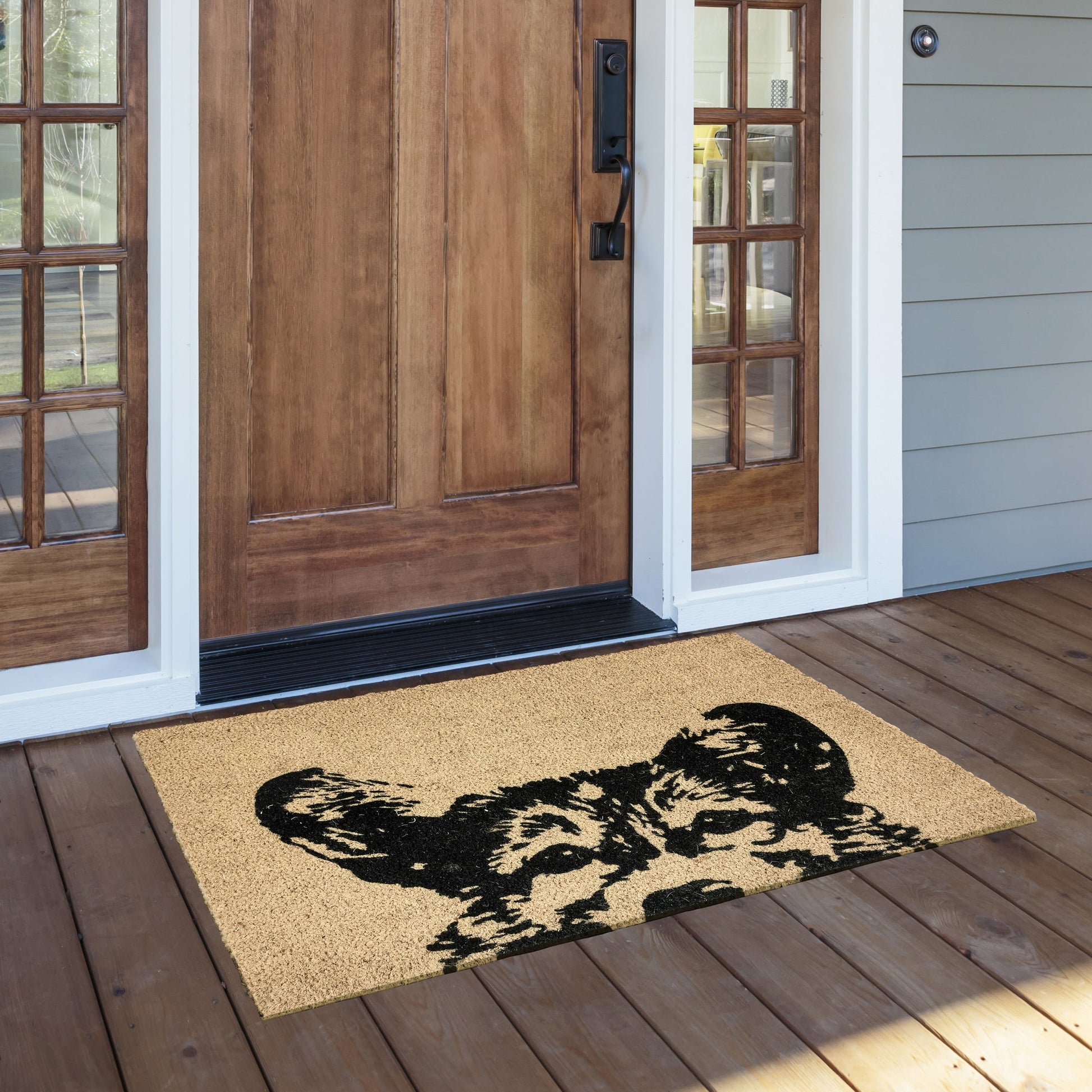 Earnest Dog 100% Coir / PVC Backing Doormat Earnest Dog Doormat 24x36 Collection