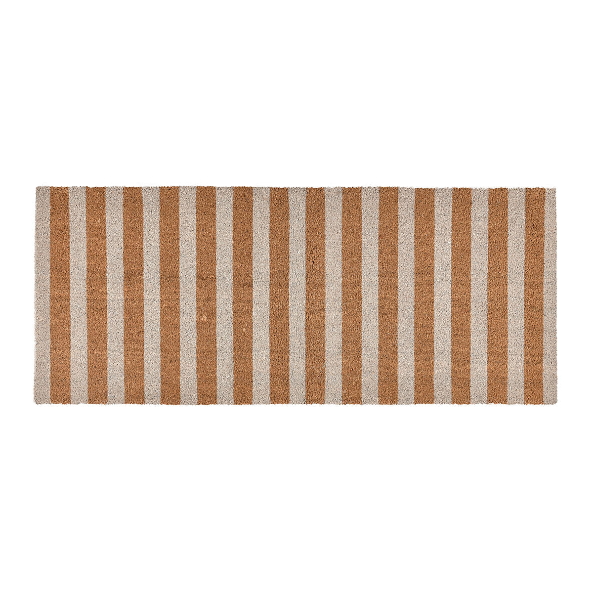 Striped Doormat 24x57 Ivory/Natural
