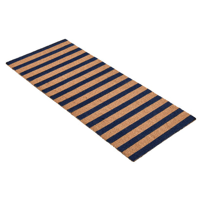 Striped Doormat 24x57 Navy/Natural