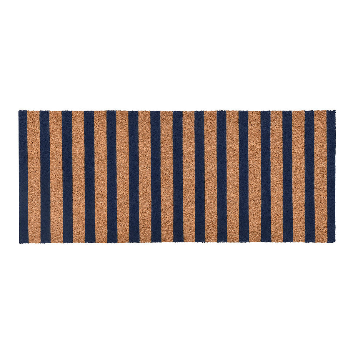 Striped Doormat 24x57 Navy/Natural