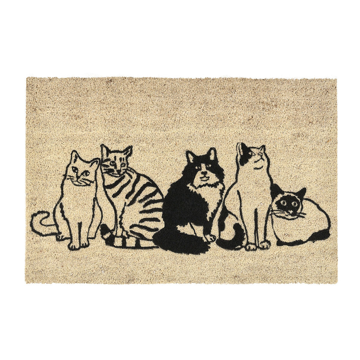 Kitty Crew 100% Coir / PVC Backing Doormat Kitty Crew Doormat 24x36 Collection