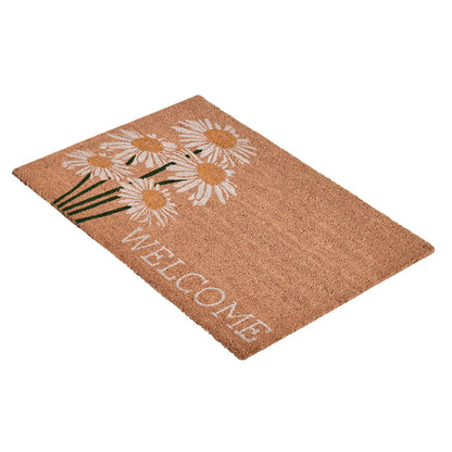 Daisy 100% Coir / PVC Backing Doormat Welcome Doormat 24x36 Collection