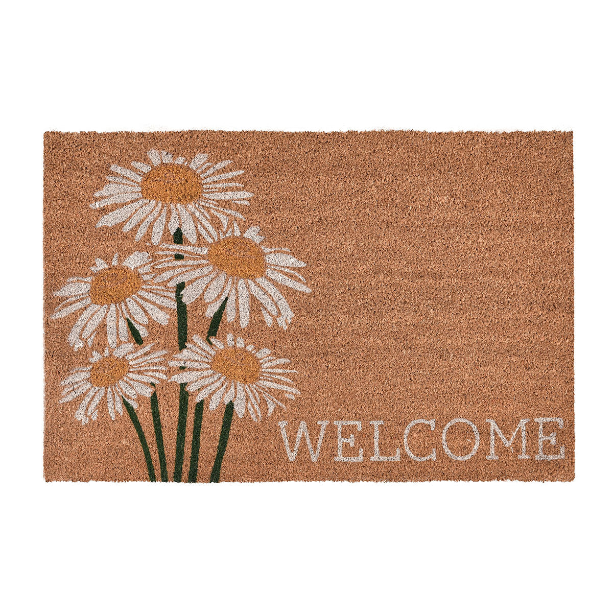 Daisy 100% Coir / PVC Backing Doormat Welcome Doormat 24x36 Collection