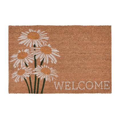 Daisy 100% Coir / PVC Backing Doormat Welcome Doormat 24x36 Collection