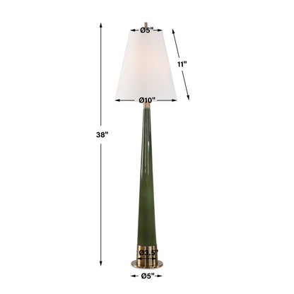 Whitmore 5 Buffet Lamp, Moss